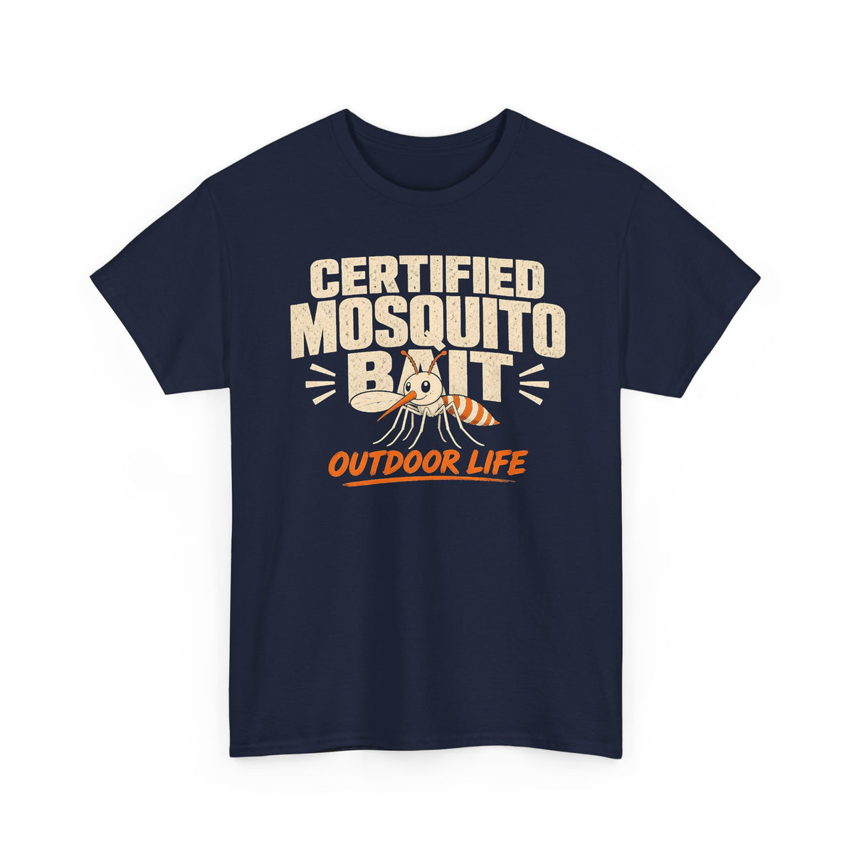 Certified Mosquito Bait Funny Camping Tee