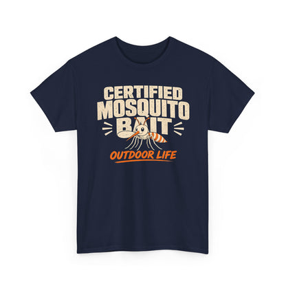 Certified Mosquito Bait Funny Camping Tee