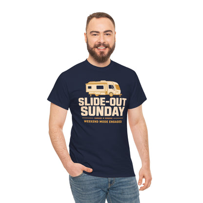 Slide-Out Sunday Funny Camping Tee