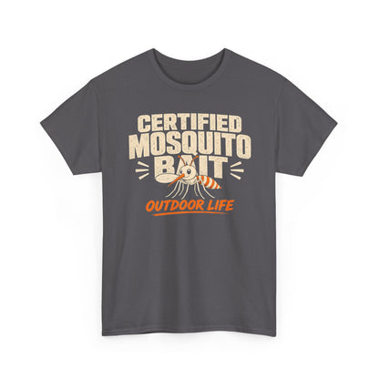 Certified Mosquito Bait Funny Camping Tee