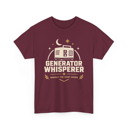 Generator Whisperer Funny Camping Tee