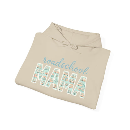 Roadschool Mama: Whimsical RV Education Design Funny Camping Hoodie