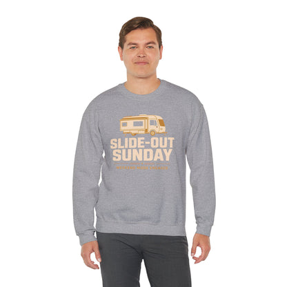 Slide-Out Sunday Funny Camping Sweatshirt