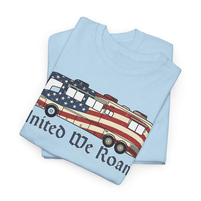 United We Roam Class A RV | Patriotic Camper Tee