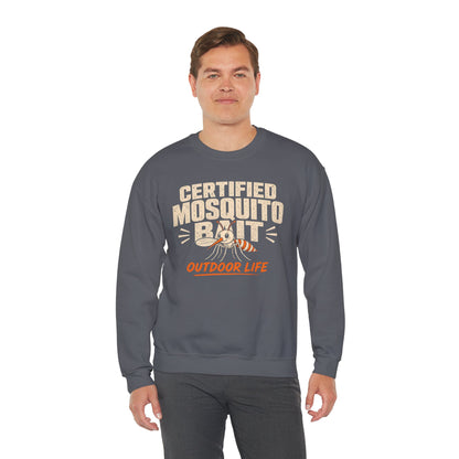 Certified Mosquito Bait Funny Camping Sweatshirt