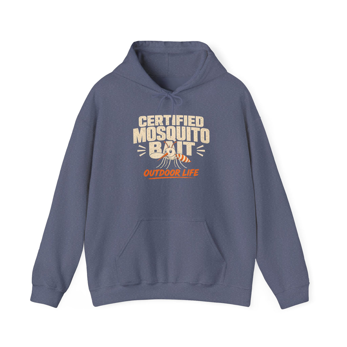 Certified Mosquito Bait Funny Camping Hoodie