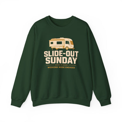 Slide-Out Sunday Funny Camping Sweatshirt