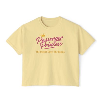 Passenger Princess:  Women's Boxy T-Shirt