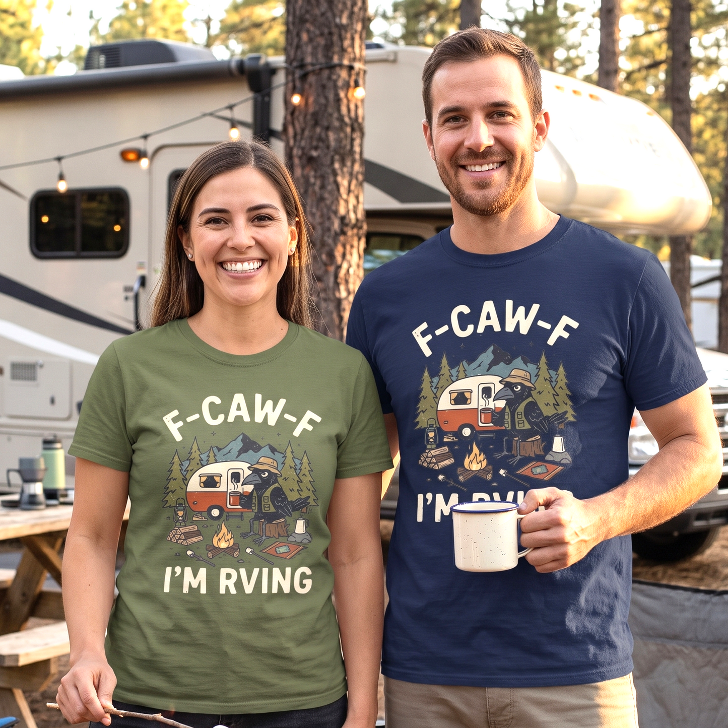 “F‑CAW‑F I’m RVing” Funny Camper Tee for RV Lovers