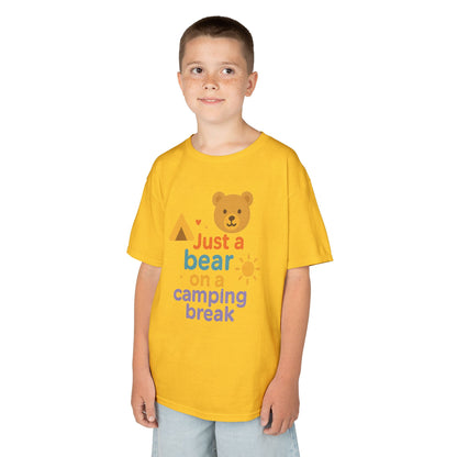 Bear Camping Adventure Youth Gildan Tee