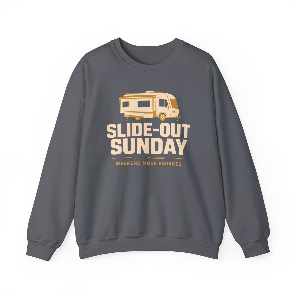 Slide-Out Sunday Funny Camping Sweatshirt