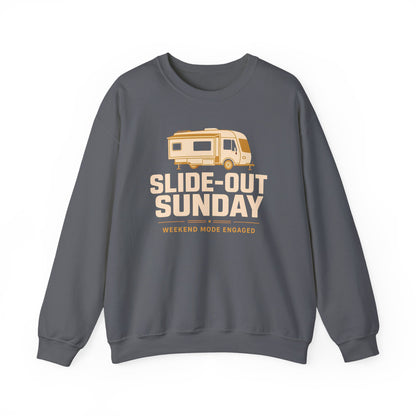 Slide-Out Sunday Funny Camping Sweatshirt