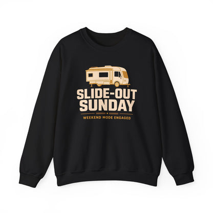 Slide-Out Sunday Funny Camping Sweatshirt