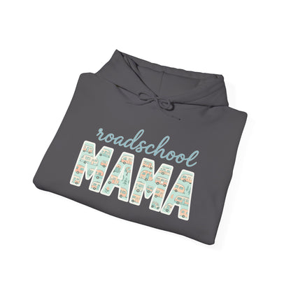 Roadschool Mama: Whimsical RV Education Design Funny Camping Hoodie