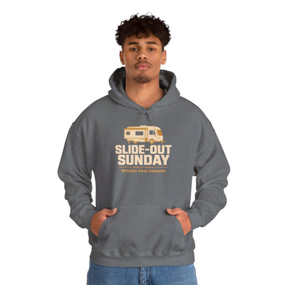 Slide-Out Sunday Funny Camping Hoodie