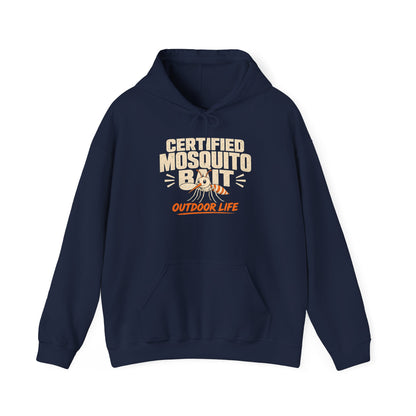 Certified Mosquito Bait Funny Camping Hoodie