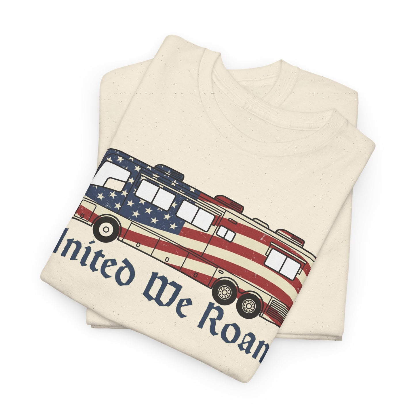 United We Roam Class A RV | Patriotic Camper Tee