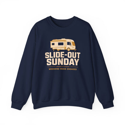 Slide-Out Sunday Funny Camping Sweatshirt
