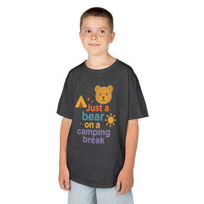 Bear Camping Adventure Youth Gildan Tee