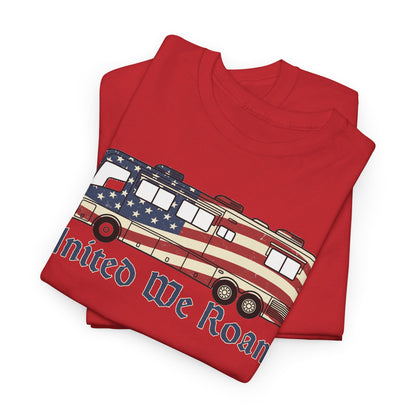 United We Roam Class A RV | Patriotic Camper Tee