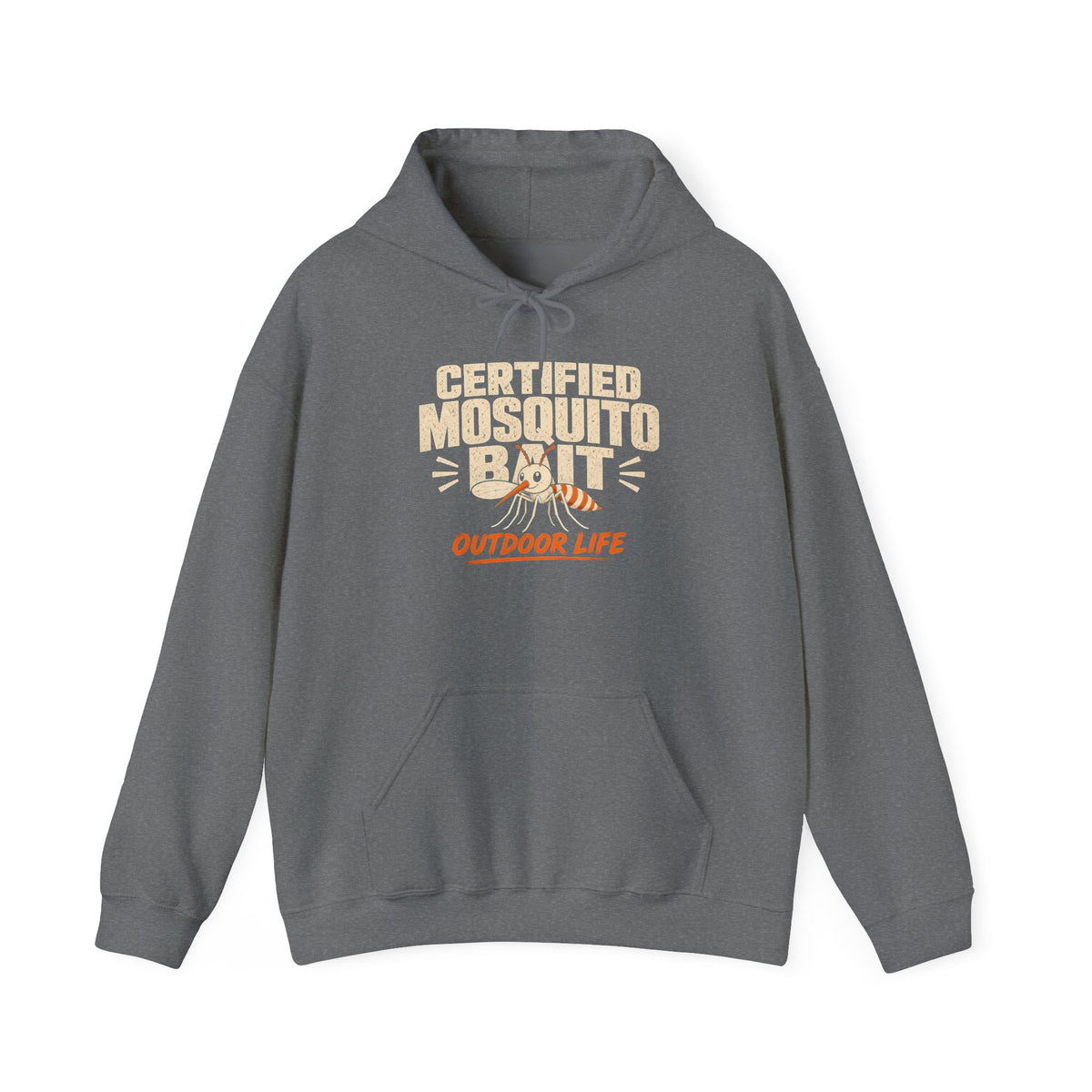 Certified Mosquito Bait Funny Camping Hoodie