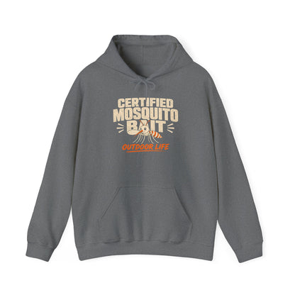 Certified Mosquito Bait Funny Camping Hoodie
