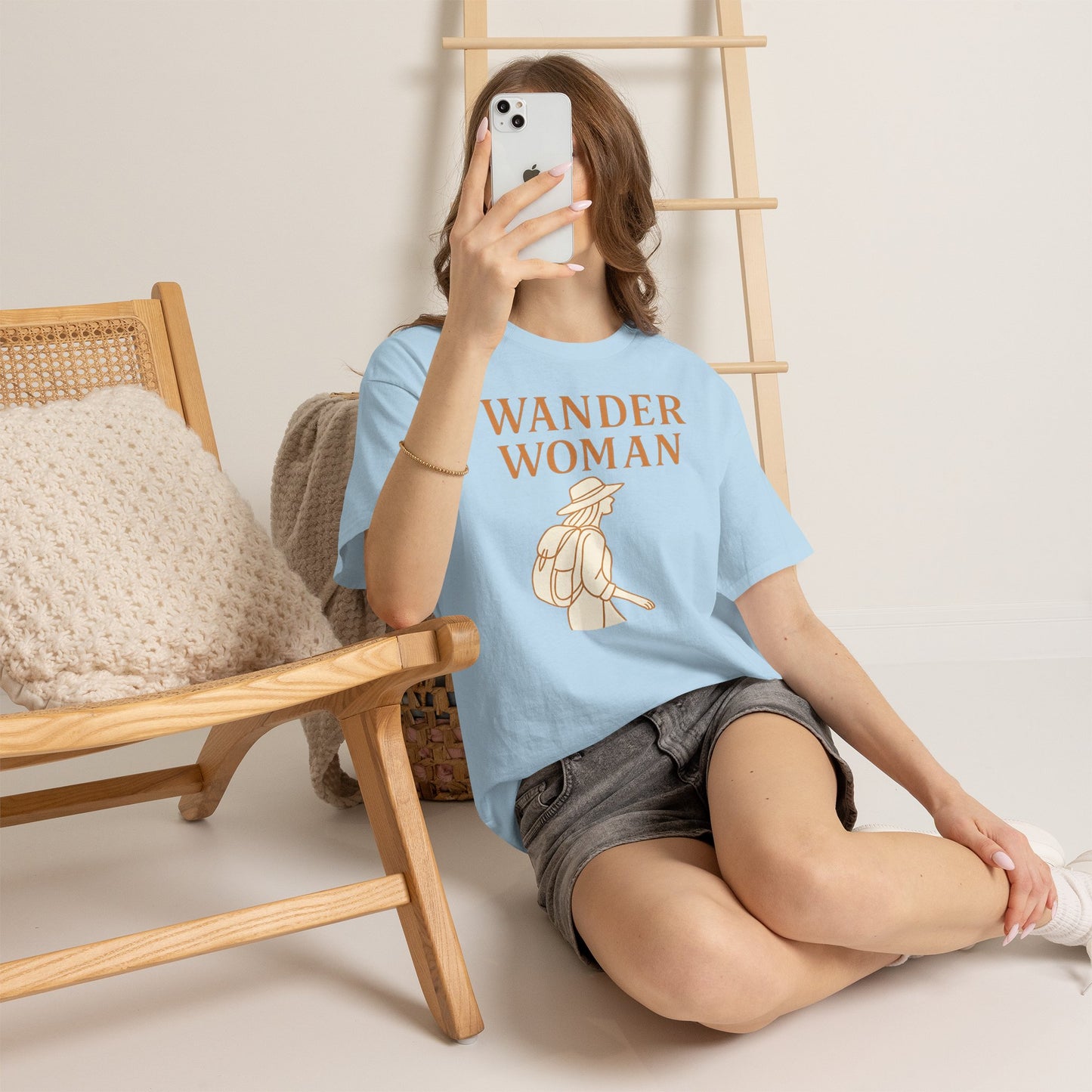 Wander Woman Travel Tee – Adventure Graphic Shirt for Women