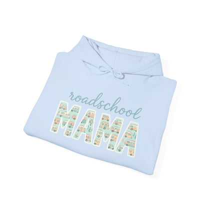 Roadschool Mama: Whimsical RV Education Design Funny Camping Hoodie