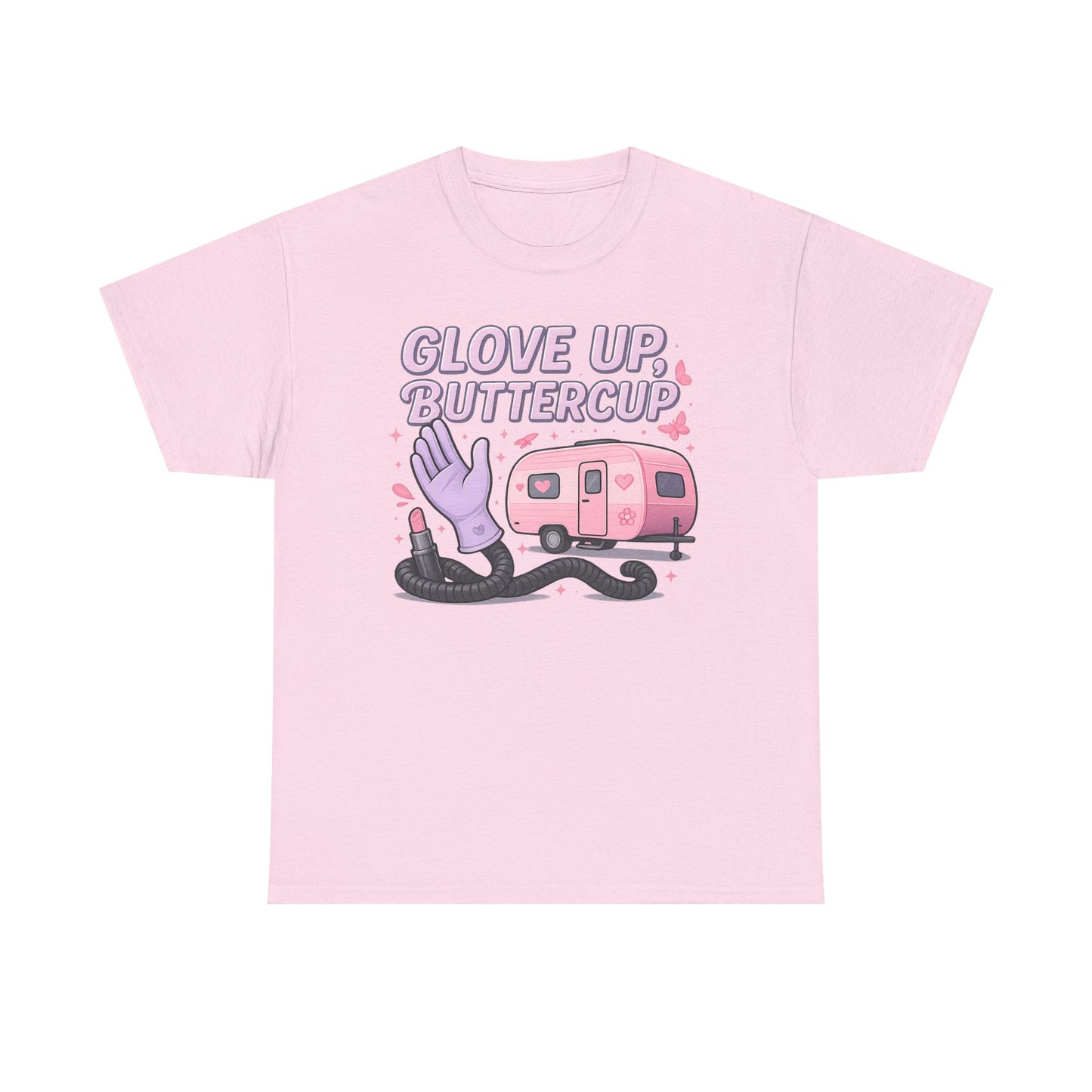 Glove Up, Buttercup: Empowering Female Campers Gildan Tee