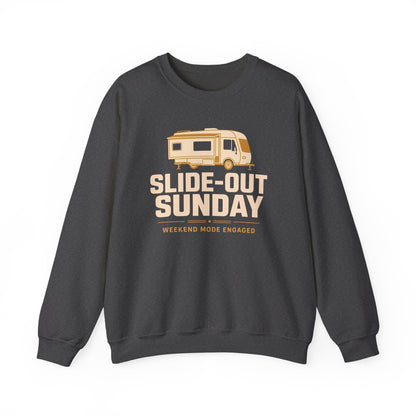 Slide-Out Sunday Funny Camping Sweatshirt