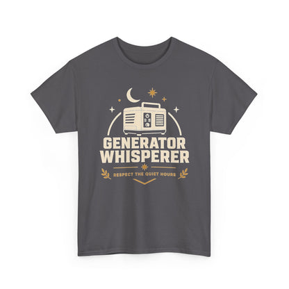 Generator Whisperer Funny Camping Tee