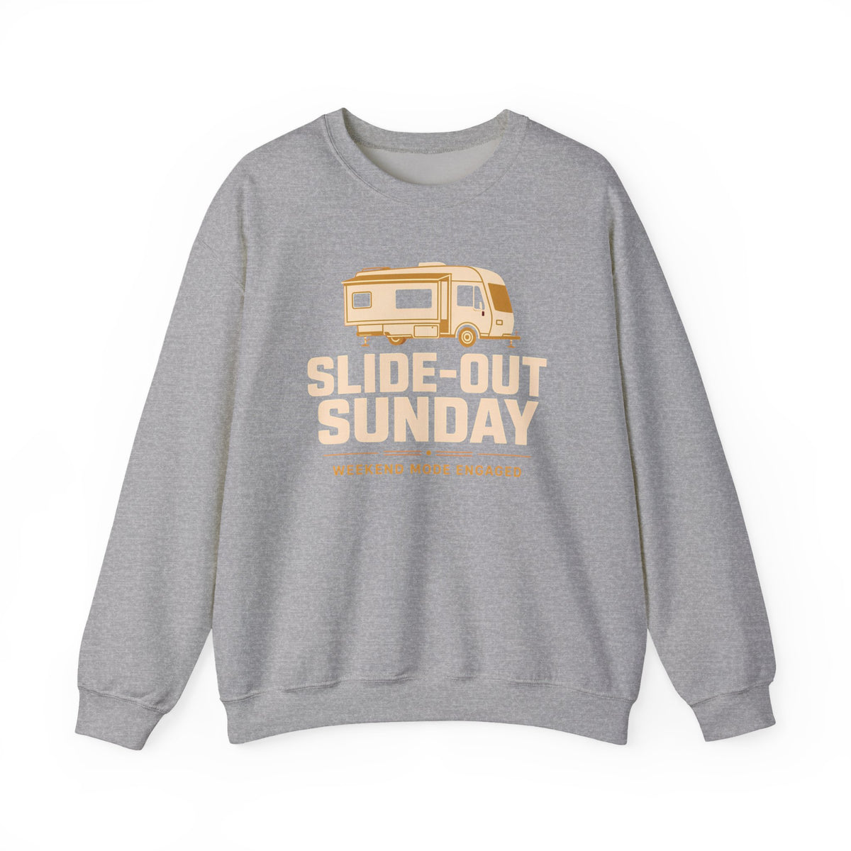 Slide-Out Sunday Funny Camping Sweatshirt
