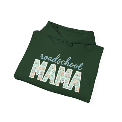 Roadschool Mama: Whimsical RV Education Design Funny Camping Hoodie
