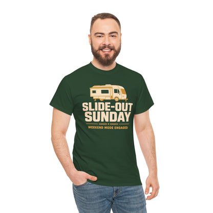 Slide-Out Sunday Funny Camping Tee