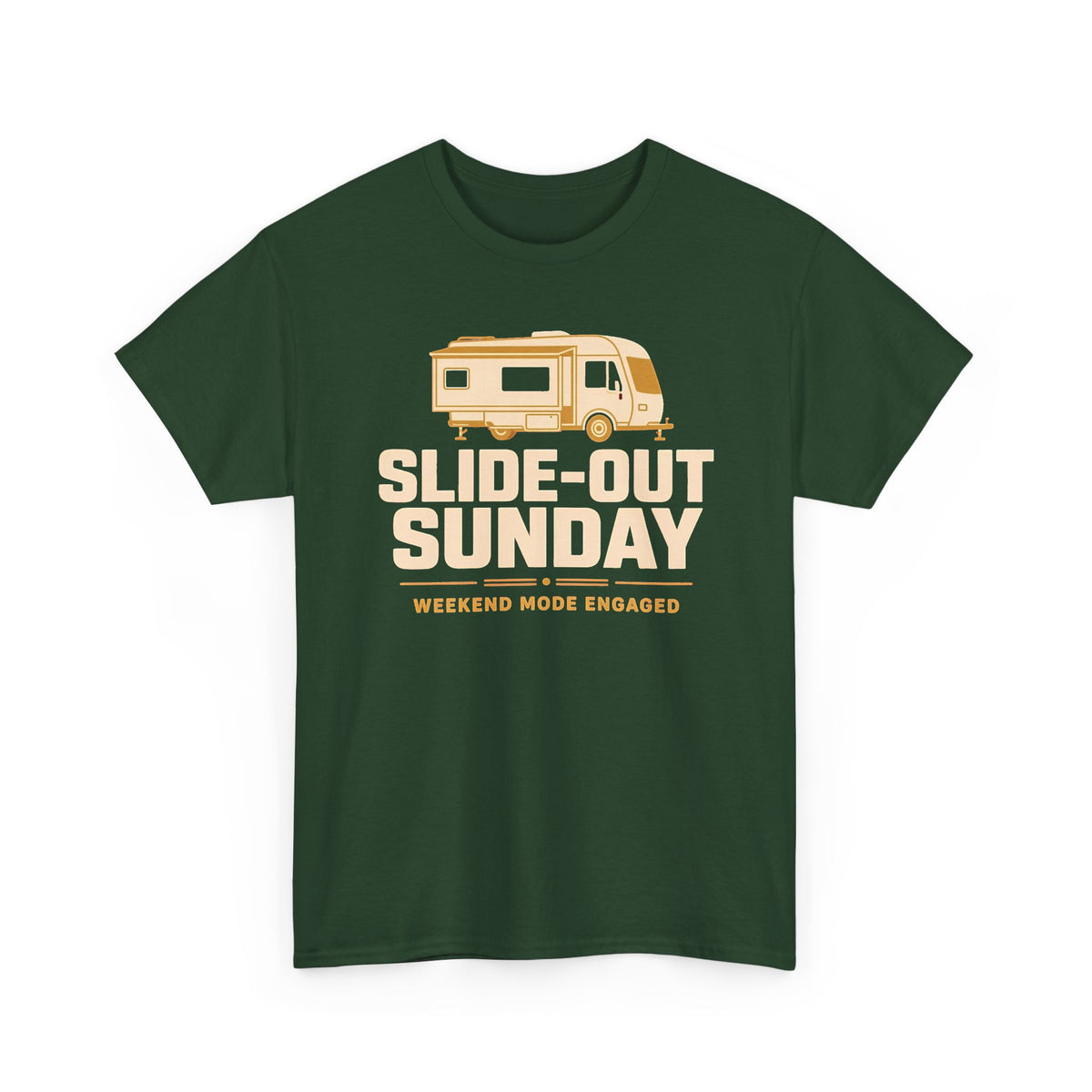 Slide-Out Sunday Funny Camping Tee