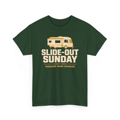 Slide-Out Sunday Funny Camping Tee