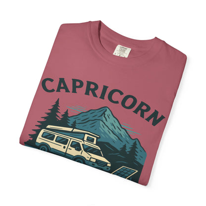 Capricorn Camping Adventure Comfort Colors T-shirt
