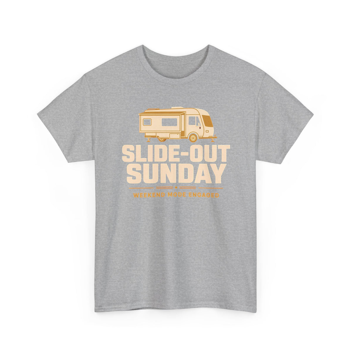 Slide-Out Sunday Funny Camping Tee