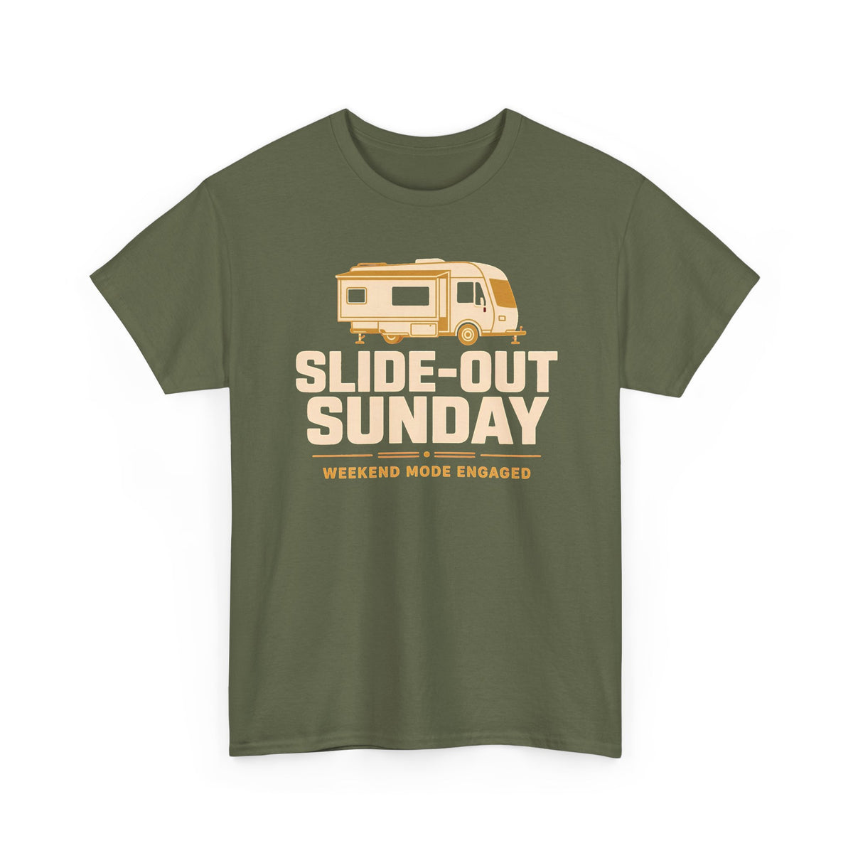 Slide-Out Sunday Funny Camping Tee