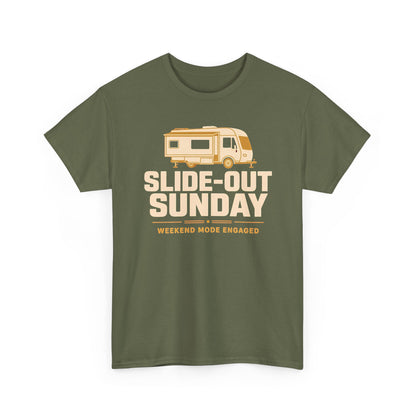 Slide-Out Sunday Funny Camping Tee