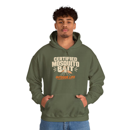 Certified Mosquito Bait Funny Camping Hoodie