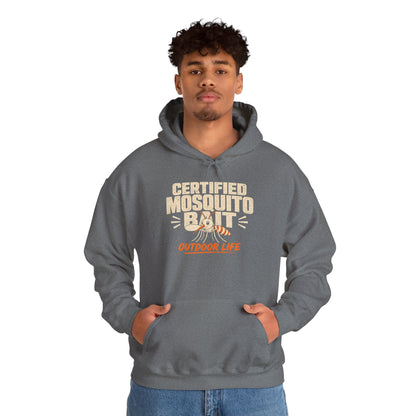 Certified Mosquito Bait Funny Camping Hoodie