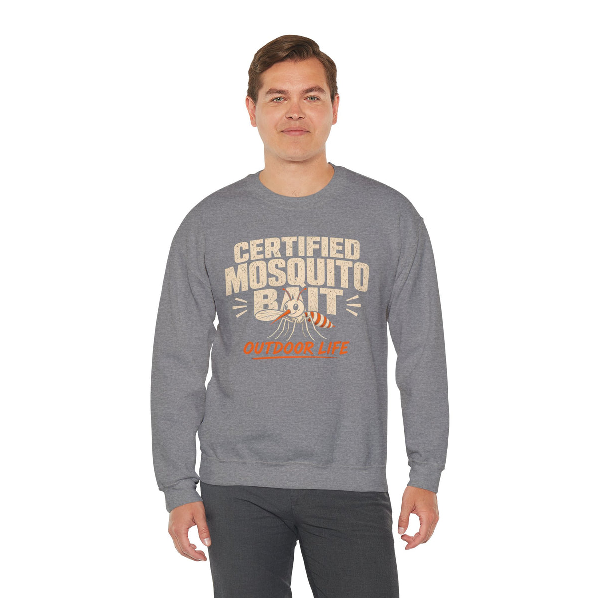 Certified Mosquito Bait Funny Camping Sweatshirt