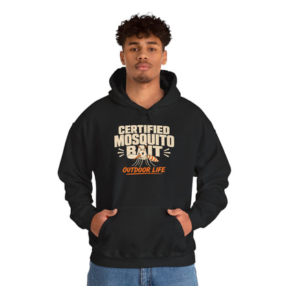 Certified Mosquito Bait Funny Camping Hoodie