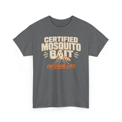 Certified Mosquito Bait Funny Camping Tee