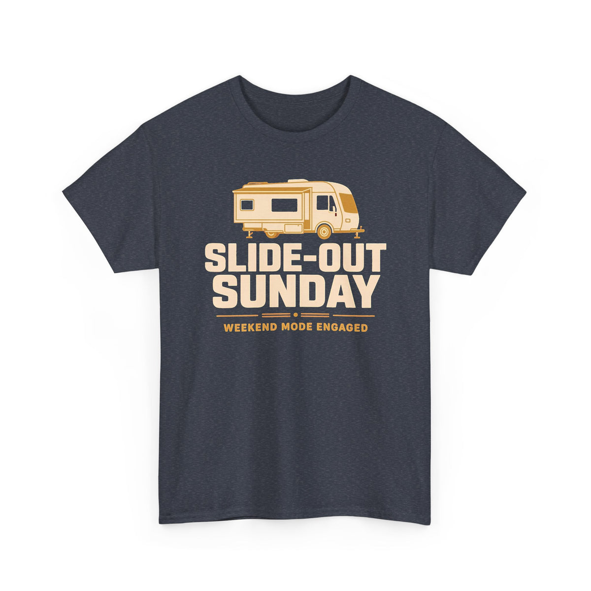 Slide-Out Sunday Funny Camping Tee