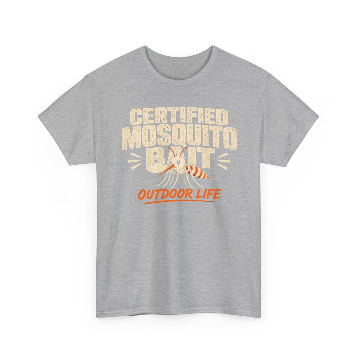 Certified Mosquito Bait Funny Camping Tee