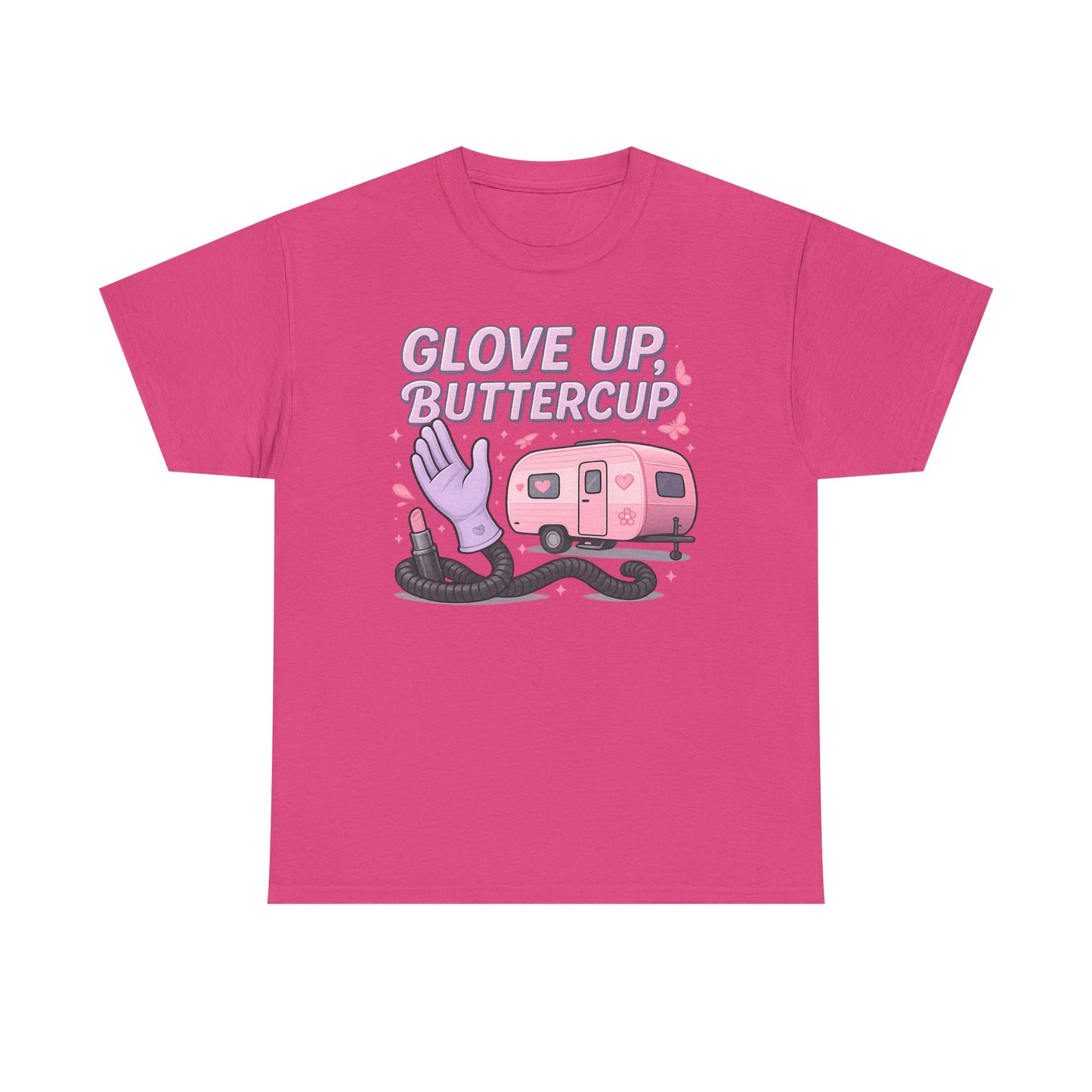 Glove Up, Buttercup: Empowering Female Campers Gildan Tee