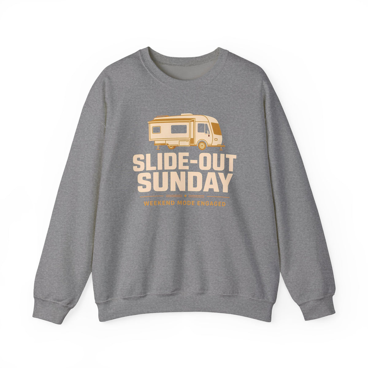 Slide-Out Sunday Funny Camping Sweatshirt