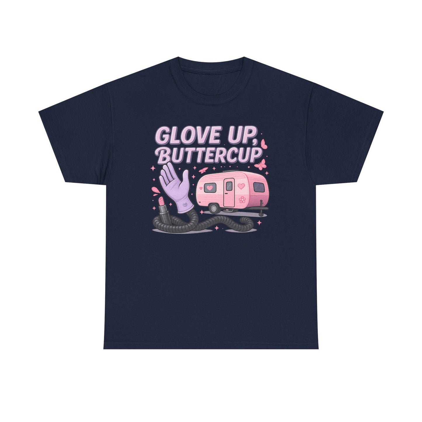 Glove Up, Buttercup: Empowering Female Campers Gildan Tee
